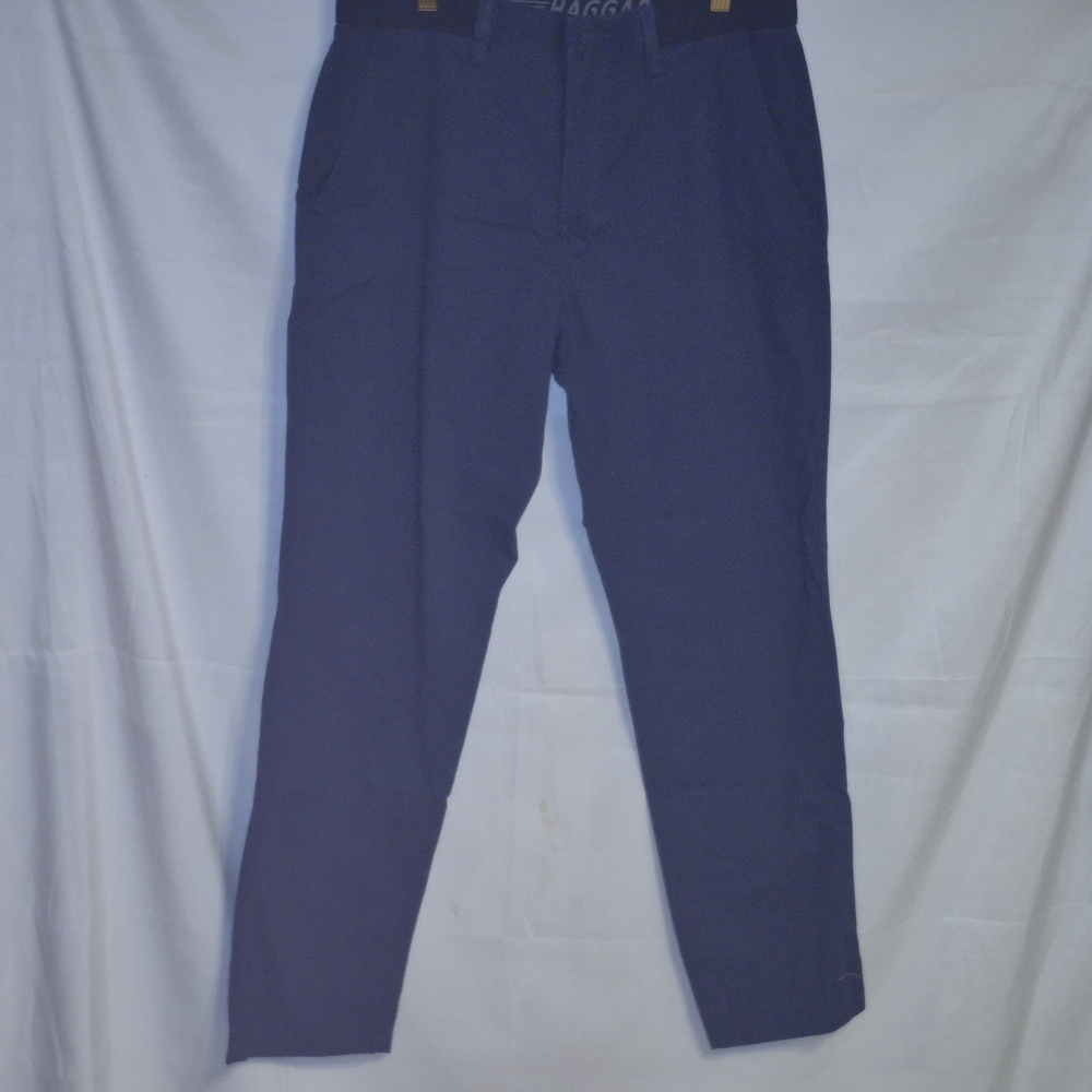 New Without Tags  Men's HAGGAR Navy Pants 32x30
